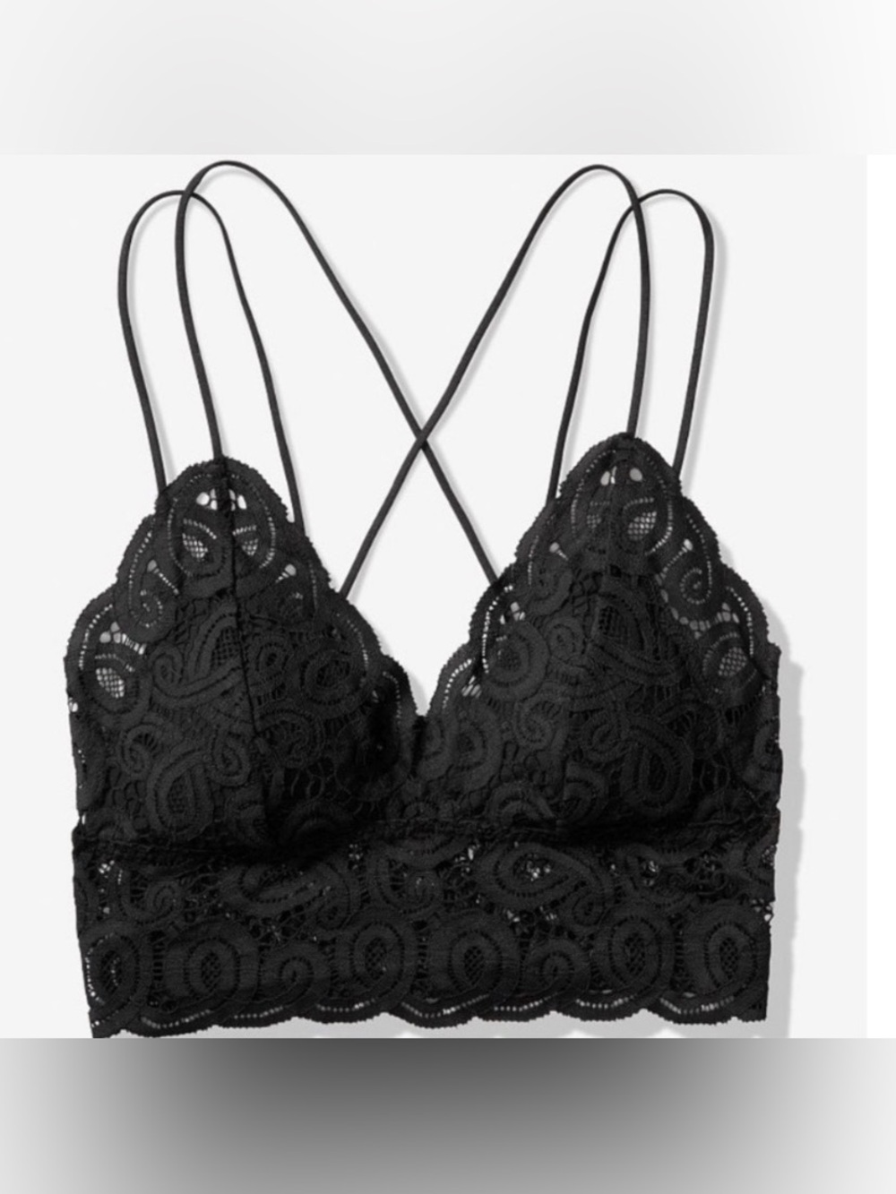 Victoria’s Secret Pink Lace Crochet Padded